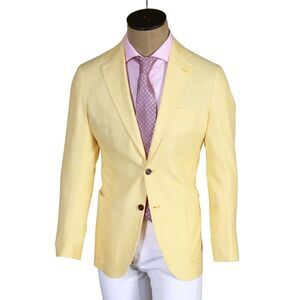 Sartorio Solid Silk-Linen-Wool Sport Jacket